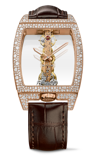 Buy Corum replica B113/03853 - 113.358.85/0F02 0000 GOLDEN BRIDGE CLASSIC ROSE GOLD SNOW-SET watches